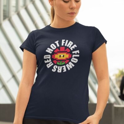 Red hot fire flowers