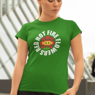 Red hot fire flowers